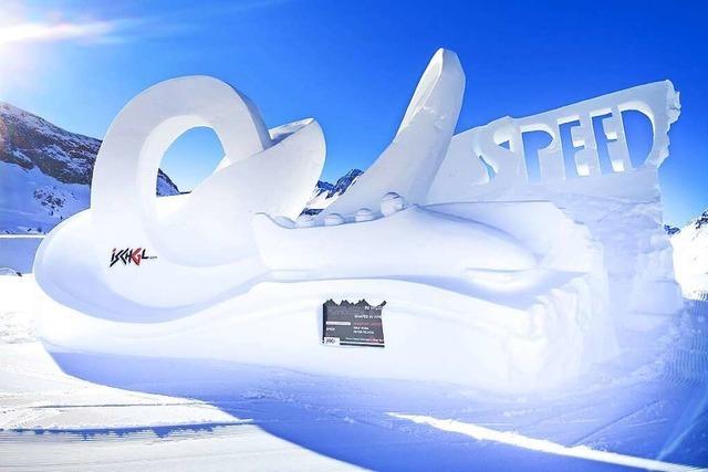 Zwei Schwarzwlder gewinnen Schneeskulpturen-Wettbewerb in Ischgl