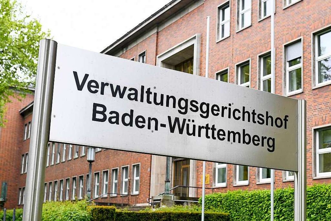 Der Verwaltungsgerichtshof Baden-Württemberg in Mannheim  | Foto: Uwe Anspach (dpa)
