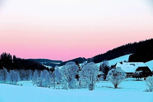 Schneelandschaft im Jostal.  | Foto: Chritine Lw