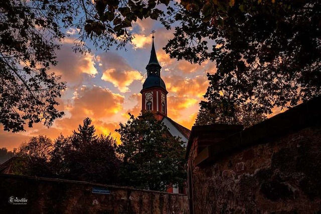 Abendstimmung bei Sankt Margarethen.  | Foto: Dieter Tritschler (Didi@71)