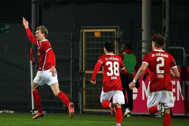 Drei Treffer ab der 85. Minute: Spätes Glück für den SC Freiburg II