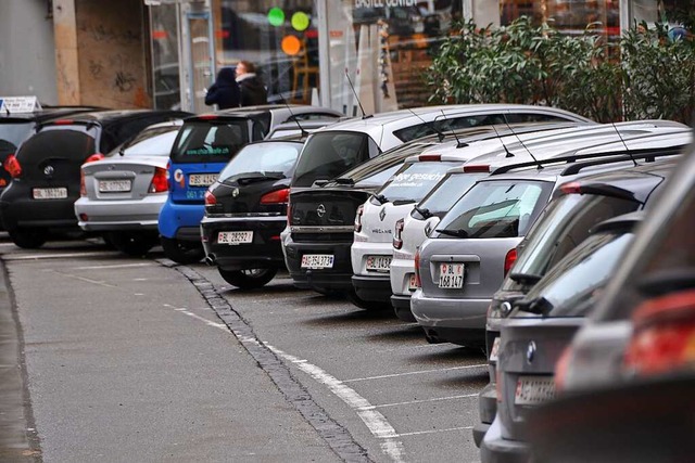 Basel will den Flchenverbrauch durch ...en eben auch Parkpltze ins Blickfeld.  | Foto: Daniel Gramespacher