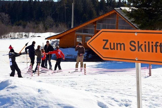 Der Ahorn-Skilift in Schwärzenbach wäre schon fast abgerissen worden