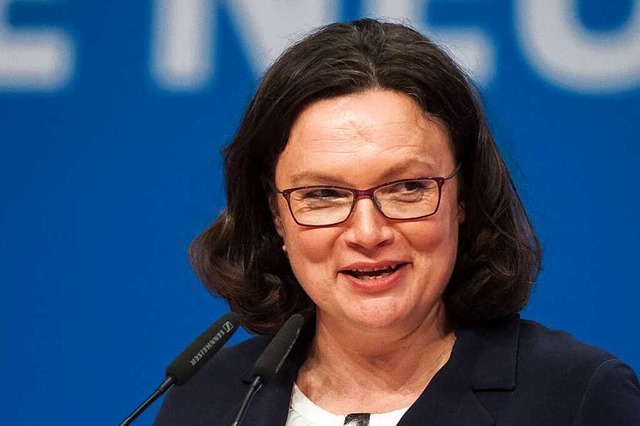 Andrea Nahles  | Foto: Bernd von Jutrczenka