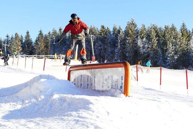 Der Snowpark in Muggenbrunn  | Foto: Sarah Trinler