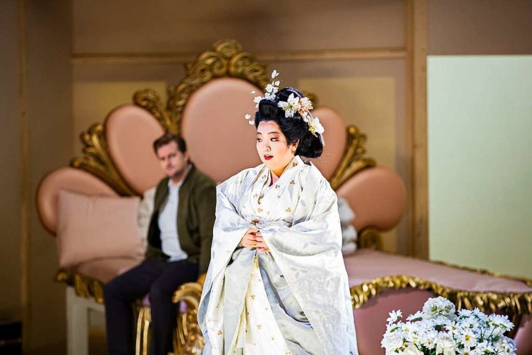 Madame Butterfly, gespielt von Irina J... gestern am Theater Freiburg zu sehen.  | Foto: Laura Nickel