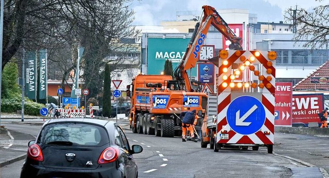 Von Montag an ist die Tullastrae wege...sserstrae (Bild) halbseitig gesperrt.  | Foto: Michael Bamberger