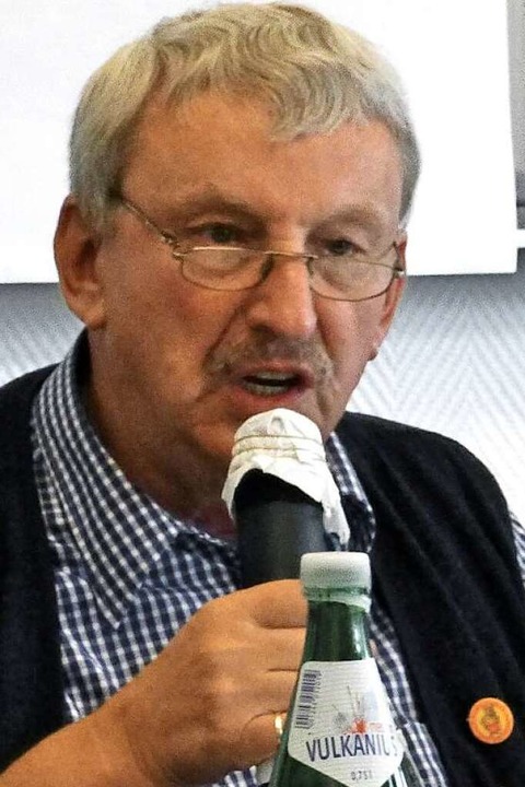 Klaus Lipps auf einer Konferenz in Hannover im Jahr 2012  | Foto: privat