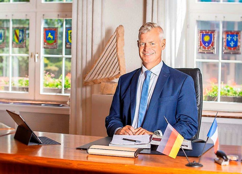 Oliver Rein ist seit 16 Jahren Bürgermeister in Breisach  | Foto: Stadt Breisach am Rhein