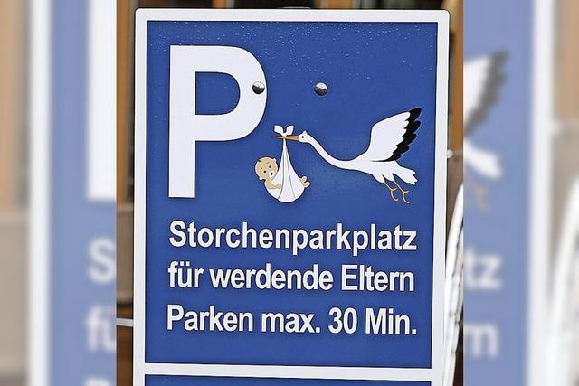 URTEILSPLATZ: Parkplatz fr den Storch