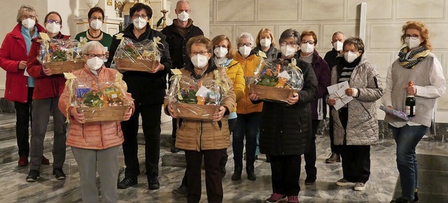 Die Geehrten der beiden Kirchenchre Herrischried und Oberwihl.  | Foto: Kirchenchor Herrischried