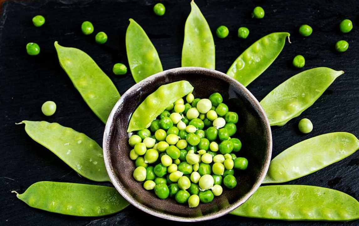 Grünes Superfood: Erbsen schonen die Verdauung und das Klima.  | Foto: katinkah (stock.adobe.com)