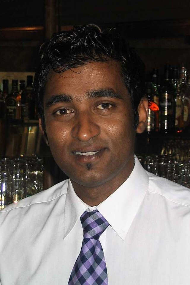 Barchef aus Sri Lanka: Sangeeth Vitharana vom Dorint.  | Foto: Johanna Gerwin