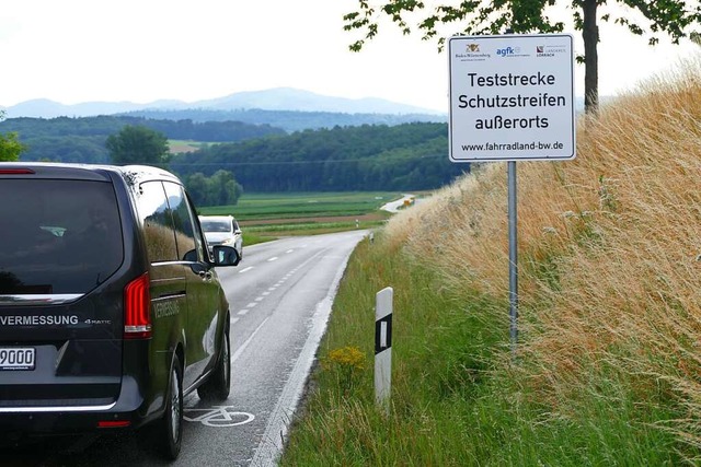 Die 3,2 Kilometer lange Teststrecke li...isstrae zwischen Egringen und Holzen.  | Foto: Victoria Langelott