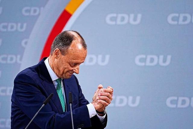 Friedrich Merz mit 95,3 Prozent nun auch offiziell zum CDU-Chef gewhlt