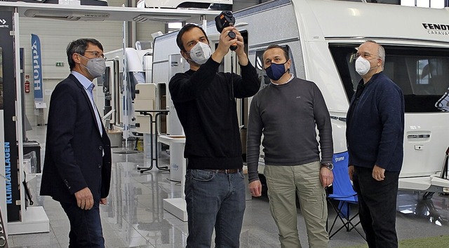 Brgermeister Bruno Metz (von links), ...ergieoffensive-Projekts in Ettenheim.   | Foto: Stadt Ettenheim