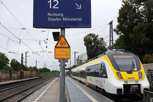 Wegen Pandemie fahren auf der Münstertalbahn weniger Züge