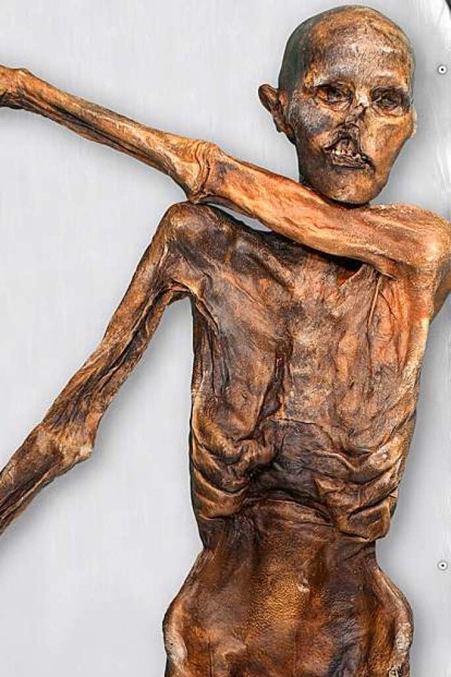 Mumie von tzi, dem Steinzeitmenschen.  | Foto: Samadelli Marco, EURAC