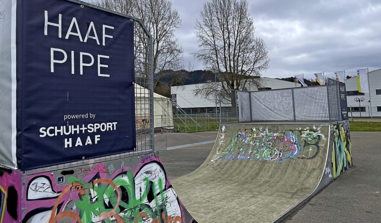 Im Gewerbegebiet Gaisgraben hat der Skatepark keine Zukunft.  | Foto: Frank Schoch