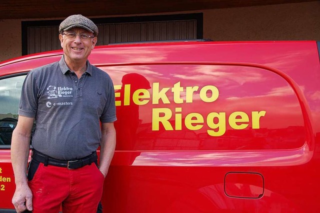 Helmuth Rieger gibt sein Rheinfelder E...nach einem Nachfolger blieb erfolglos.  | Foto: Petra Wunderle
