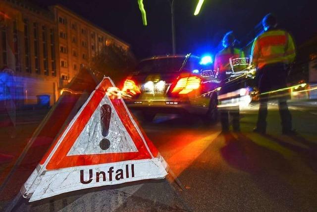 Unfall auf der B3 Richtung Schallstadt – Autofahrer schwer verletzt