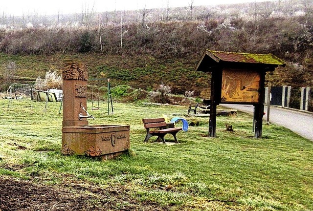 Neu gestaltet wird im Frhjahr das Gelnde um den Talbrunnen.  | Foto: Reiner Merz