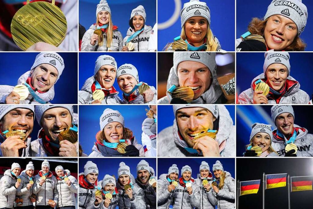 Die deutschen Goldmedaillengewinner von 2018  | Foto: Michael Kappeler