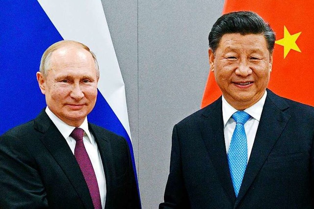 Wladimir Putin  und Xi Jinping  | Foto: Ramil Sitdikov (dpa)