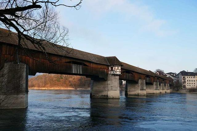 Die Bad Säckinger Holzbrücke wird 450 Jahre alt