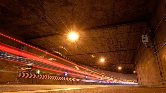 Im Schtzenalleetunnel finden Kontroll...paratur- und Reinigungsarbeiten statt.  | Foto: Thomas Kunz