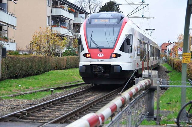 Vor allem den Abschnitt zwischen der I... einen oberirdischen Doppelspurausbau.  | Foto: Daniel Gramespacher