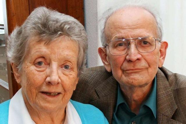 Gotho und Klaus Zillessen aus Ettenheim sind seit 60 Jahren ein Ehepaar