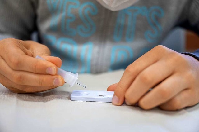 Die Ringsheimer Karl-Person-Schule sow...wendeten Pooltests werden eingestellt.  | Foto: Sebastian Gollnow (dpa)