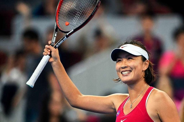 Peng Shuai auf einem Archivbild aus dem Jahr 2016.  | Foto: FRED DUFOUR (AFP)