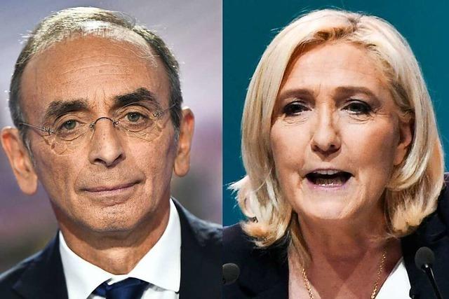 Das Fernduell am rechten Rand der französischen Präsidentschaftswahlen