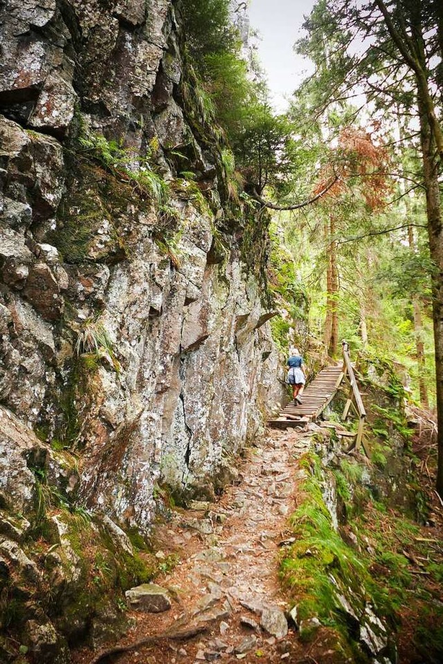 Als besonders naturnah gilt der Felsenweg bei Oberried.  | Foto: Silke Kohlmann