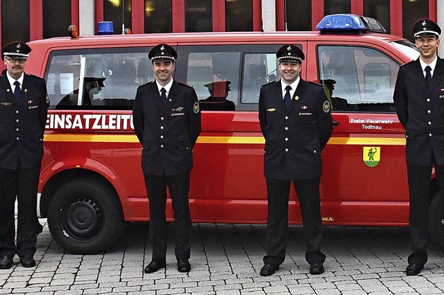 Der bisherige Kommandant Gerd Henselei...er freuen sich auf die Zusammenarbeit.  | Foto: privat