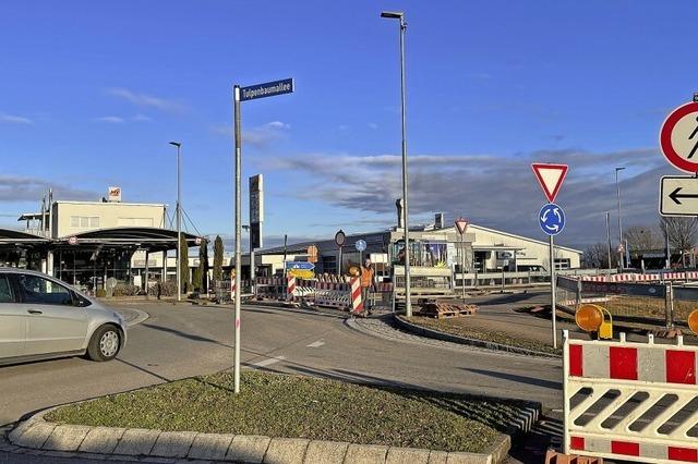 Straßensperrung für neue Radfahrer- und Fußgängerüberwege