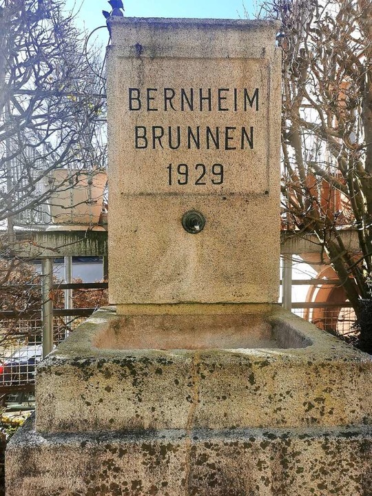 Der Bernheim-Brunnen in Schmieheim  | Foto: Sandra Decoux