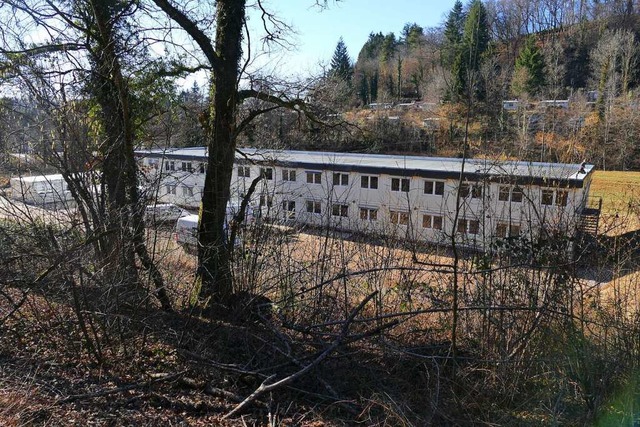 Die Gemeinschaftsunterkunft des Landkr.... Februar nach und nach belegt werden.  | Foto: Ulrich Senf