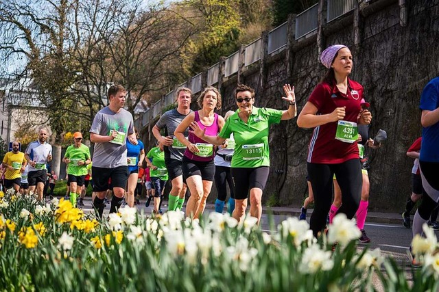 Sportliches Frhlingserwachen in Freib...en Freiburg Marathon seit zwei Jahren.  | Foto: Baschi Bender (Freiburg Wirtschaft Touristik und Messe GmbH & Co. KG)