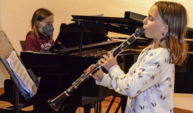 Bei den Schlerkonzerten wird  der Auf... &#8222;Jugend musiziert&#8220; gebt.  | Foto: Gabriele Hennicke