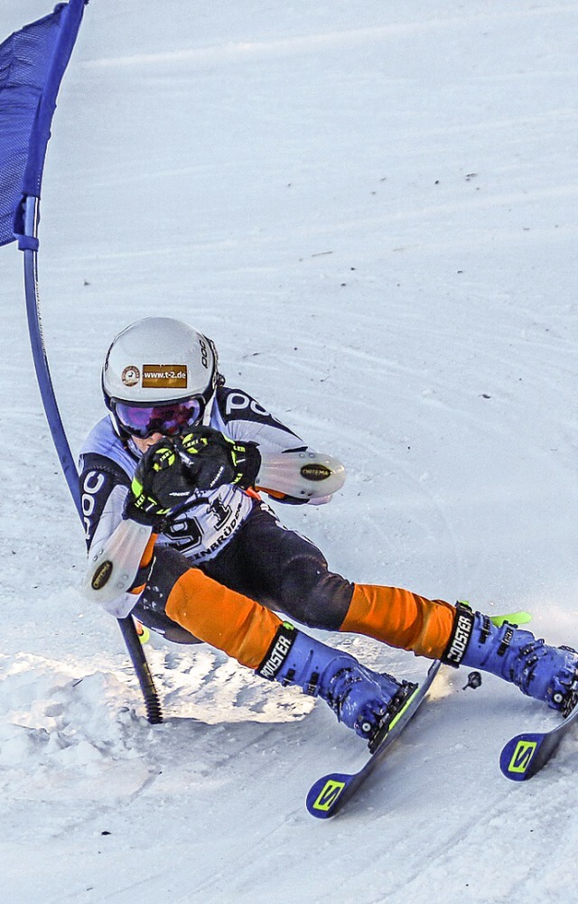 Druck auf dem Ski : Moritz Wiesler vom SC Mnstertal   | Foto: Martin Siegmund