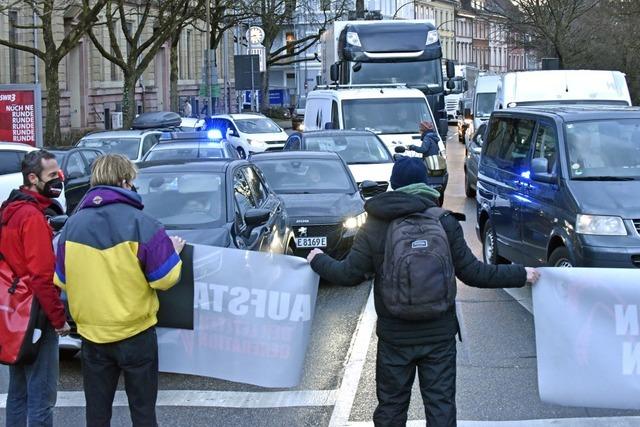 Erneute Blockade der B31 in Freiburg nach 45 Minuten beendet