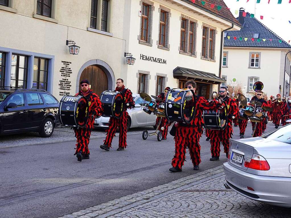 Eindrcke vom Narrenbaumstellen in Grwihl