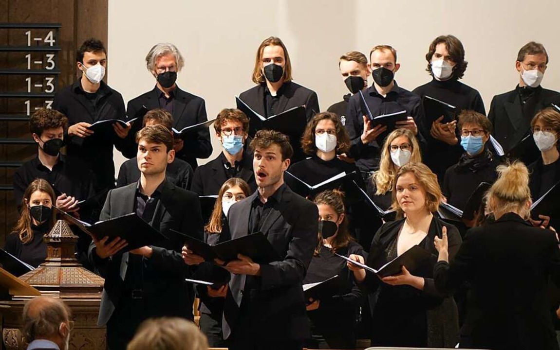 Die Evangelische Studierendenkantorei ...deckten Oratorium  von Hermann Franke.  | Foto: Roswitha Frey