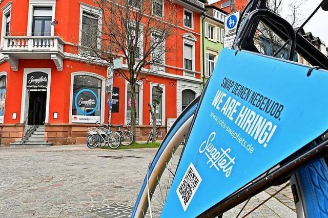 Der Fahrradverleiher Swapfiets gibt den Standort Freiburg auf