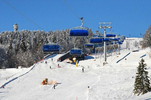 Bei der Zeigerbahn (Archivfoto) kam es...nger Snowboardfahrer schwer verletzte.  | Foto: Sebastian Barthmes