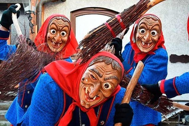 Die Dorfhexen aus Gundelfingen haben eine freundliche und eine böse Maske
