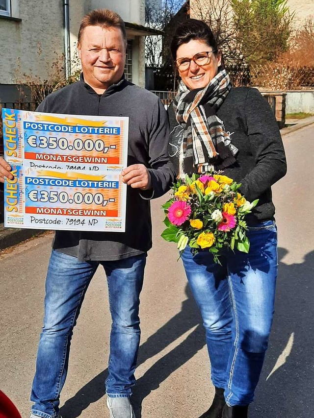 Die glcklichen Gewinner: Ancilla und Michael aus Heuweiler  | Foto: Andrea Steinhart